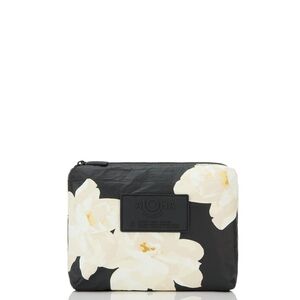 NWT Aloha Collection Small Pouch Mohala Black White Limited Edition Flowers